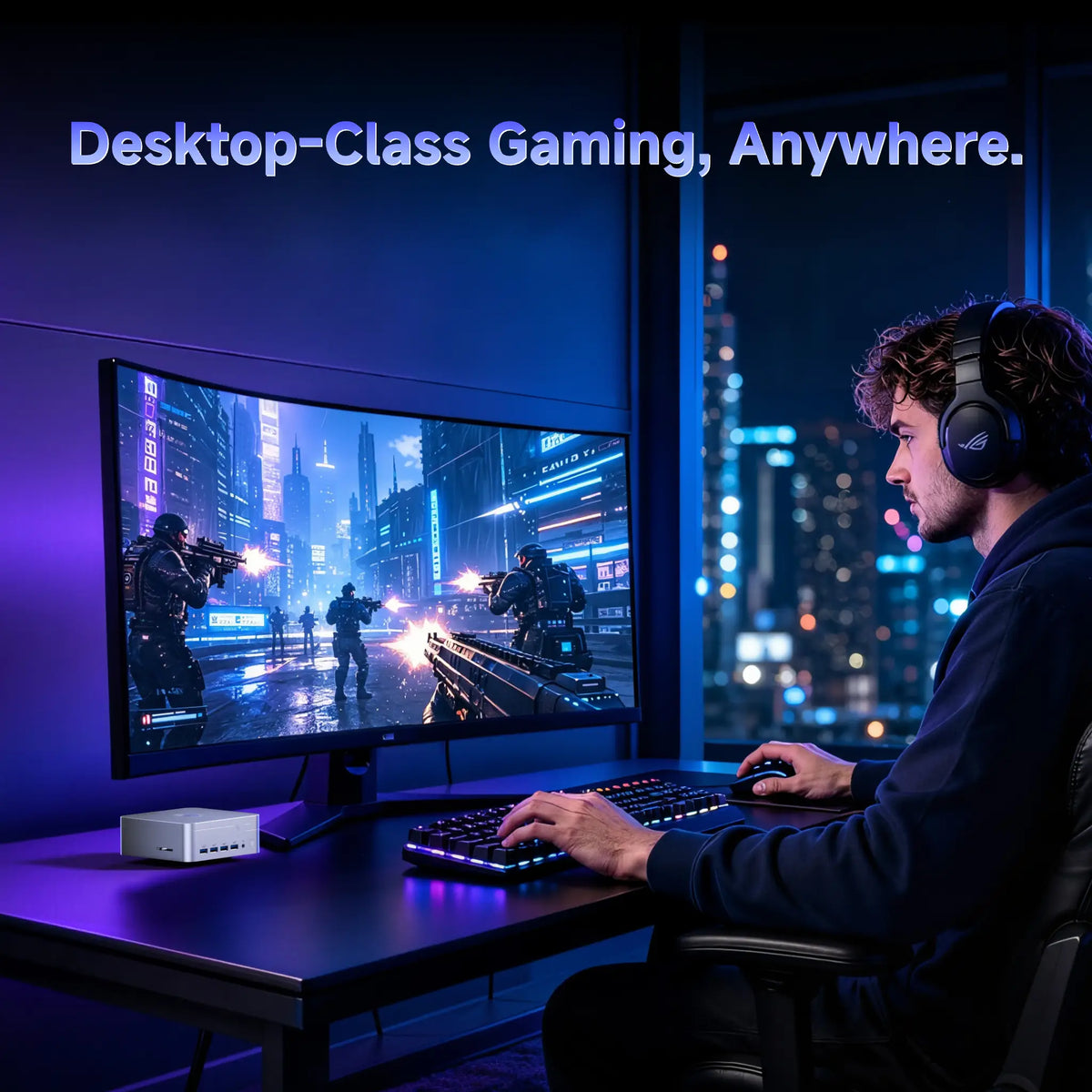 AX9 Max AI Mini PC | AMD Ryzen™ AI 9 HX 470 CPU.