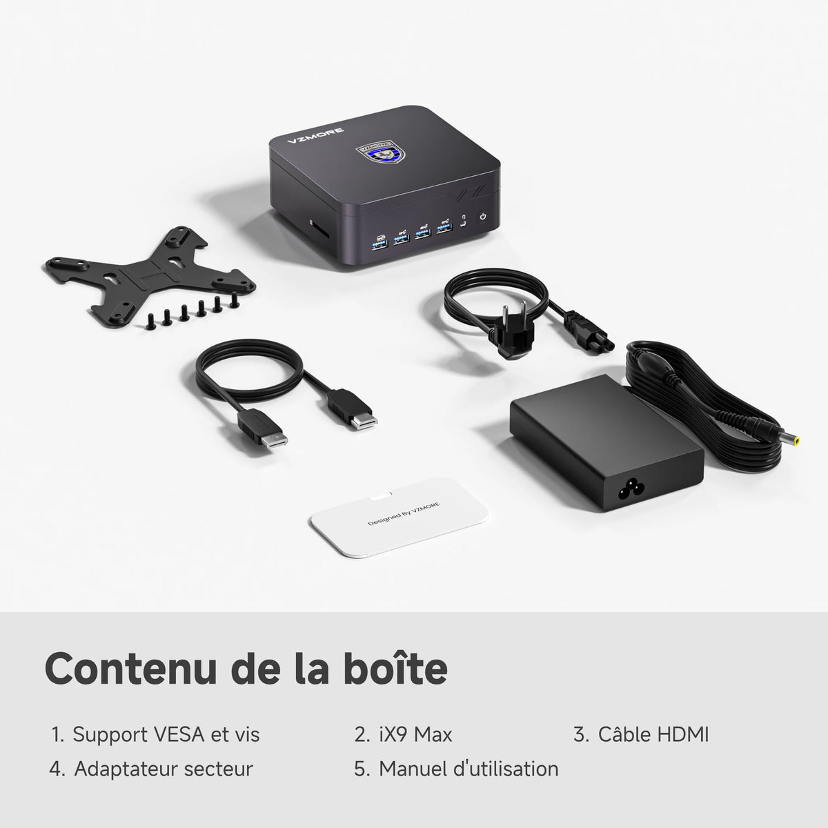 iX9 MAX Mini PC | Intel® Core™ Ultra 9 185H CPU.