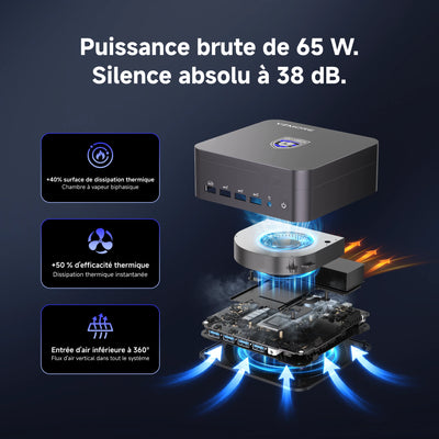 iX9 MAX Mini PC | Intel® Core™ Ultra 9 185H CPU.