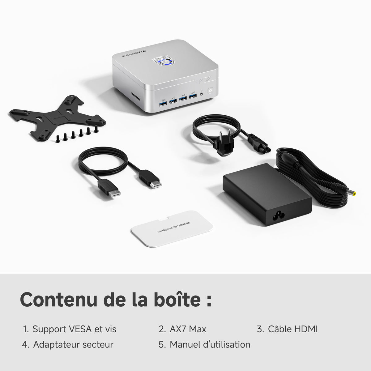 AX7 Max AI Mini PC | AMD Ryzen™ AI 7 Pro 450
